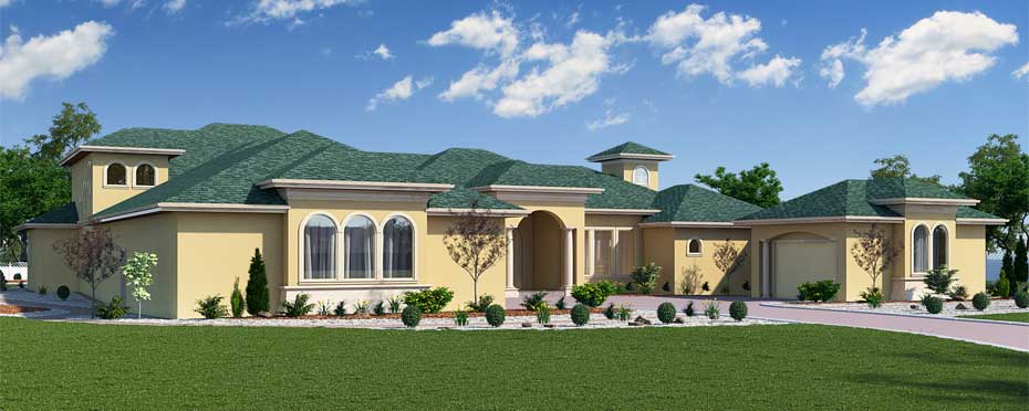 Bergeggi Mediterranean house plan